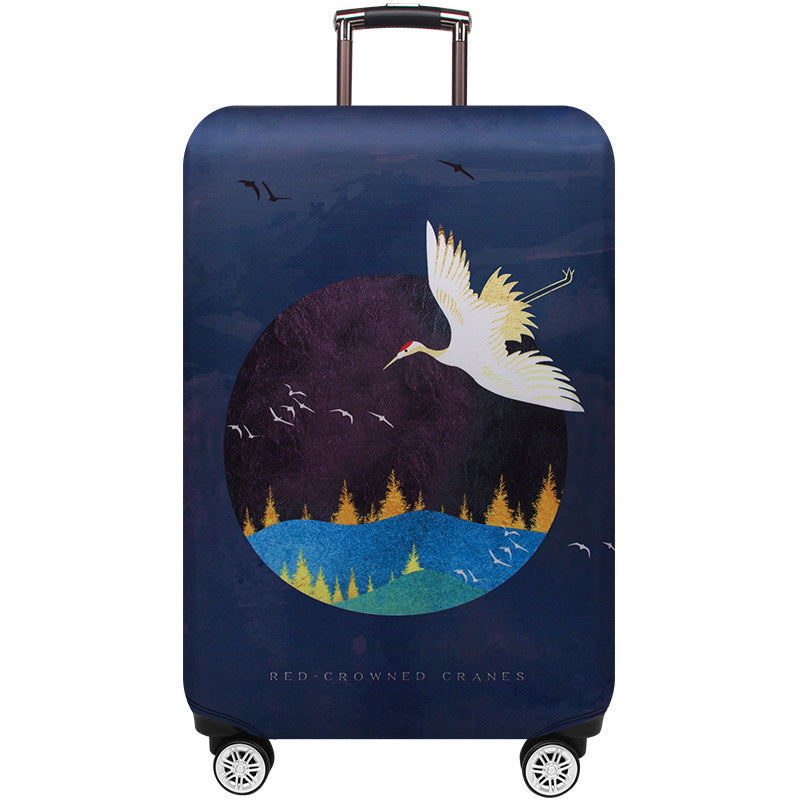 Women's hard-shell suitcase with creative marine theme Kalsten