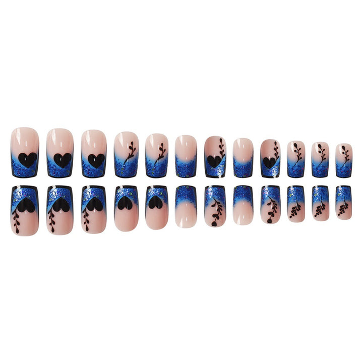Artistic Glittered Press-On Nail Extensions Kalsten