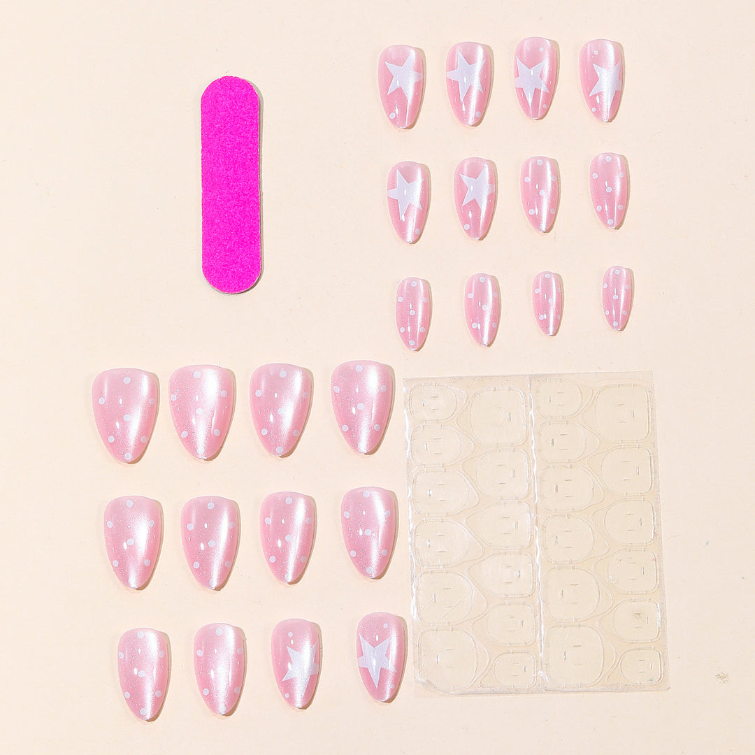 Starry Patterned Nail Art Kalsten