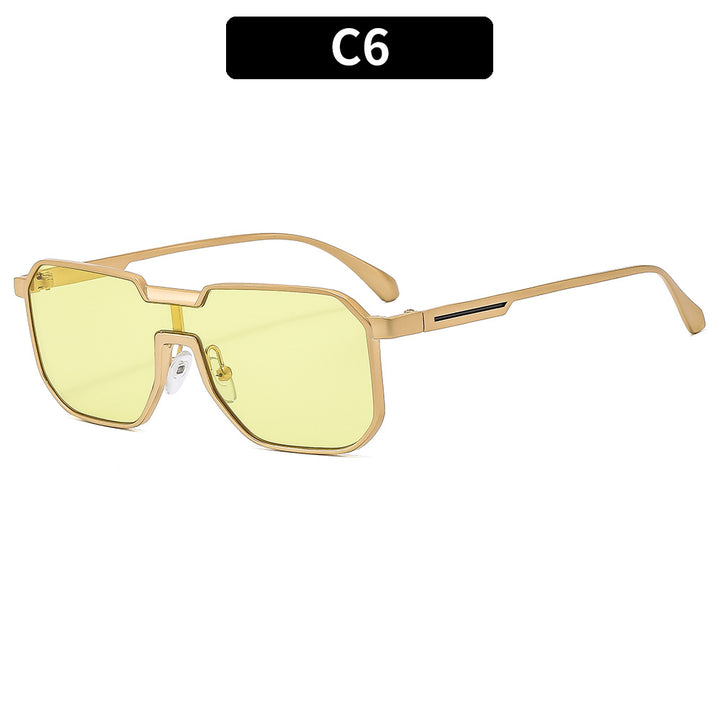 Modern Oversized Geometric Sunglasses
