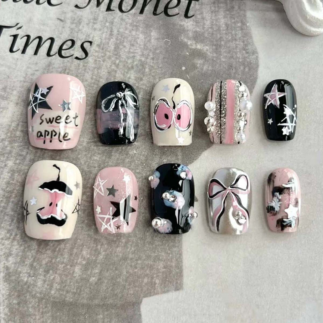 Artistic Press-On Nail Tips Set Kalsten