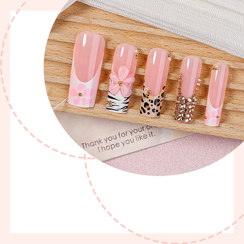 Elegant Decorative Press-On Nail Set kalsten 1788495542