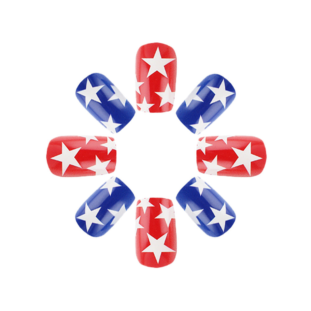 Patriotic Themed Press-On Nails Kalsten