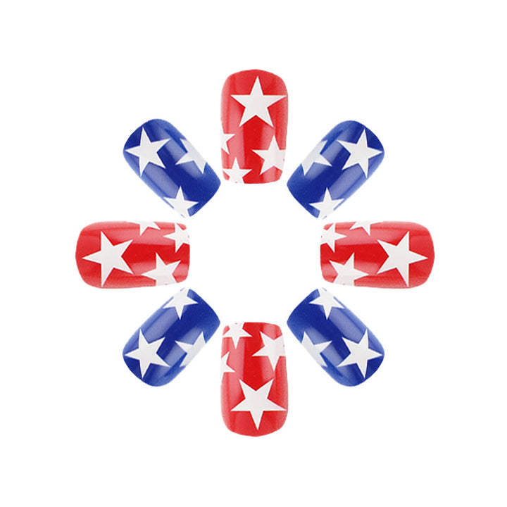 Patriotic Themed Press-On Nails Kalsten