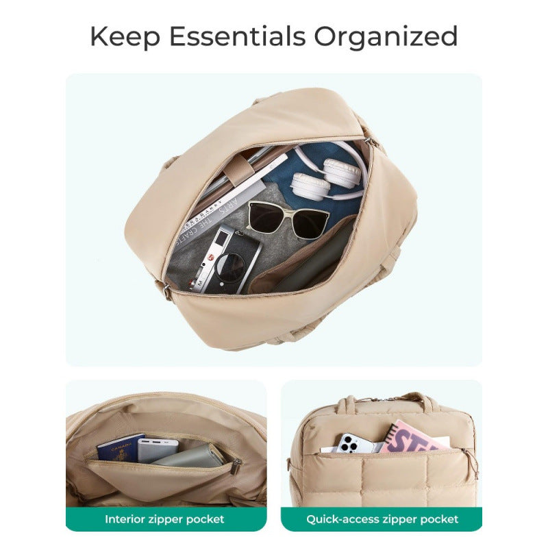 Multi-Functional Quilted Gym Duffel Bag Kalsten