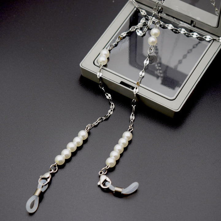 Decorative Pearl-Linked Eyewear Chain Kalsten
