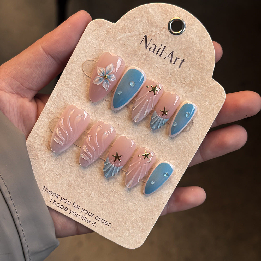 Decorative Press-On Nail Art Set Kalsten 1787294254