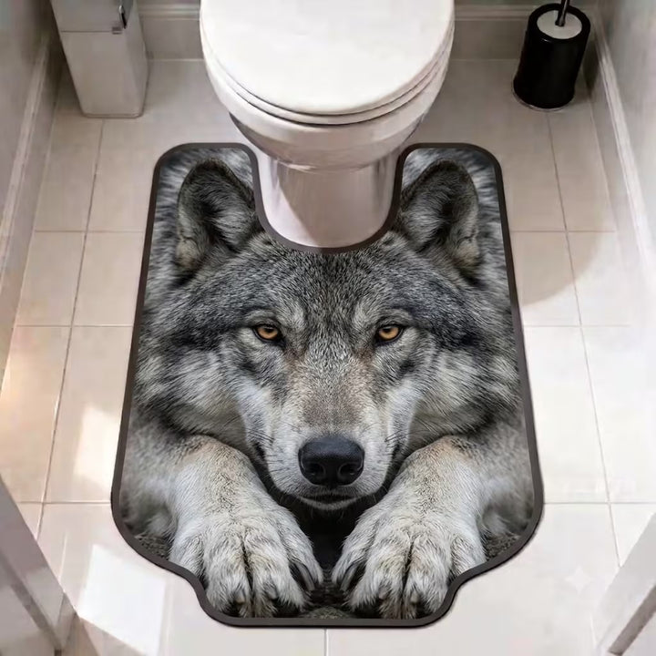 Poolbear Theme Decorative Bath Mat
