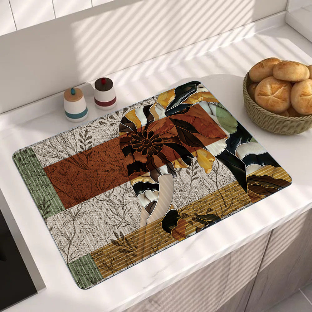 Decorative Kitchen Mat Kalsten