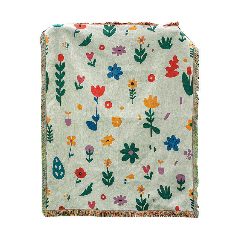 Artistic Woven Throw Blanket