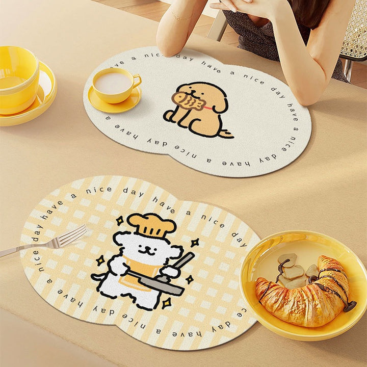 Unisex Cute Cartoon Pet-Themed Mat Kalsten