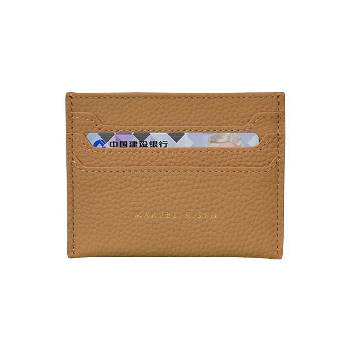 Textured Leather Card Holder Kalsten