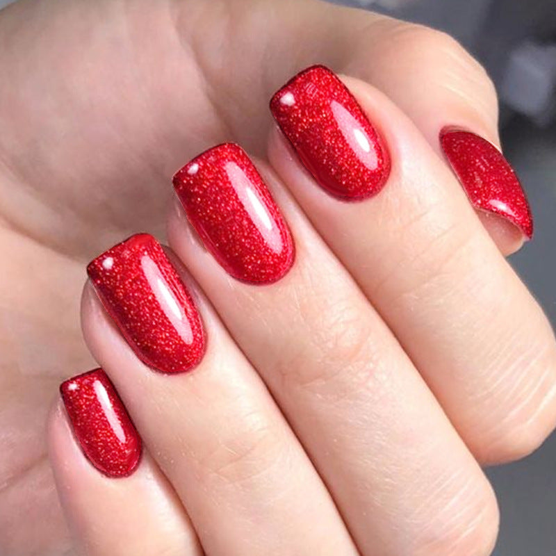 Glittery Press-On Nail Art Set Kalsten