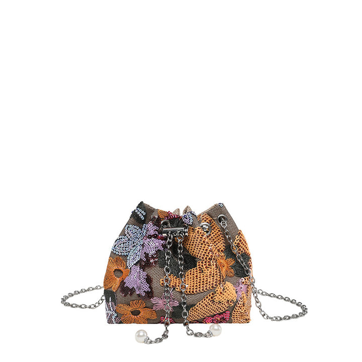 WoStylish Sequin Drawstring Clutch Purse Kalsten