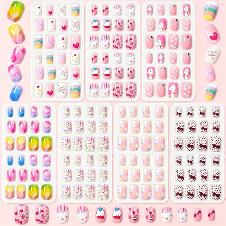 Creative Themed Press-On Nail Collection Kalsten