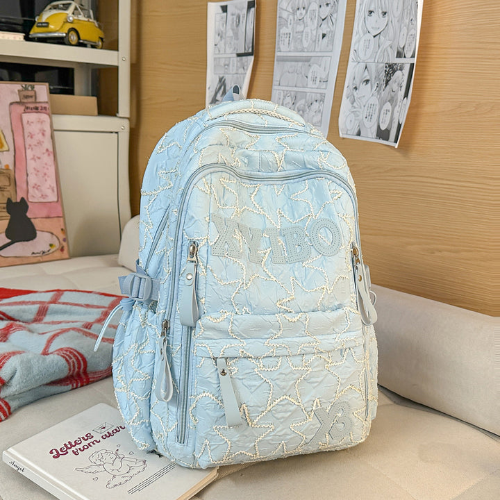 Trendy Star Print Backpack Kalsten