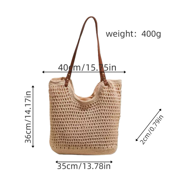 Handcrafted Shoulder Bag Made from Natural Materials Kalsten
