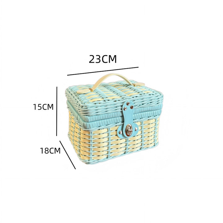 Vintage Picnic Storage Basket Kalsten