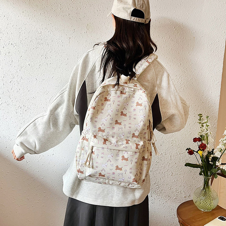 Whimsical Animal Print Backpack Kalsten