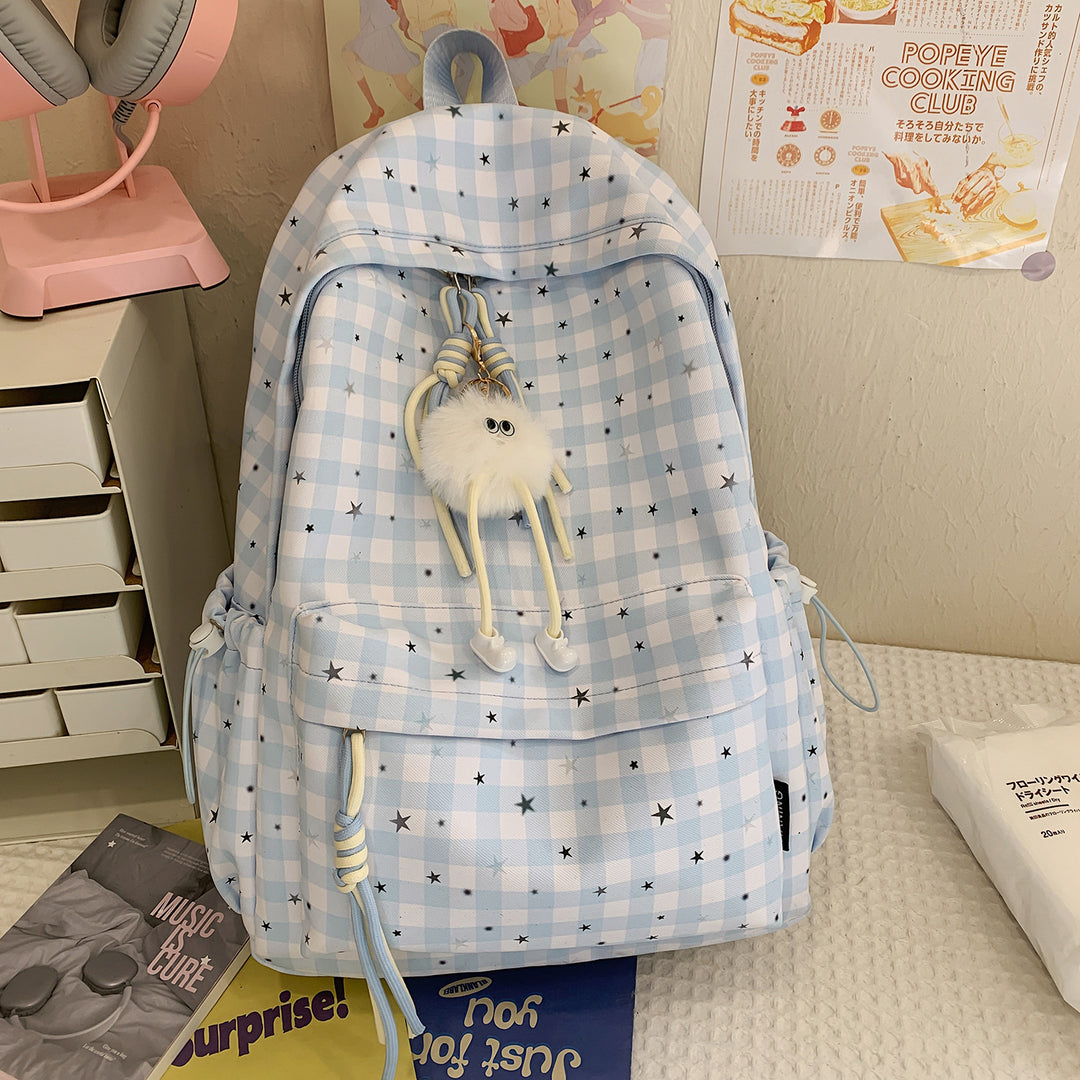 Cute Star-Embellished Daily Backpack Kalsten