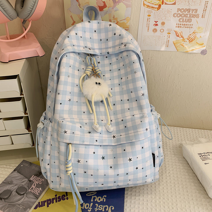 Cute Star-Embellished Daily Backpack Kalsten