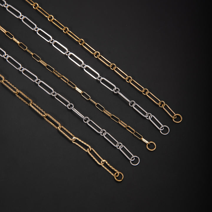Elegant Open Link Chain Necklace Kalsten
