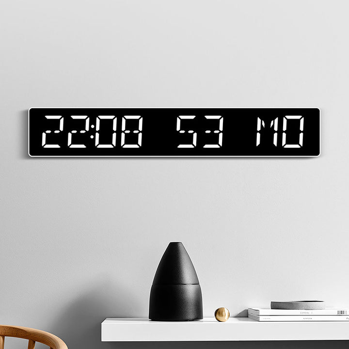 Digital wall clock with large LED display Kalsten
