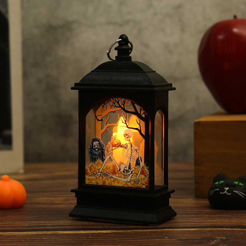 Nostalgic Lantern with Halloween Motif Kalsten