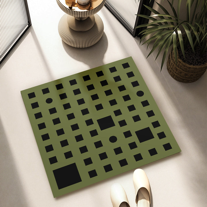 Floral Patterned Decorative Area Mat