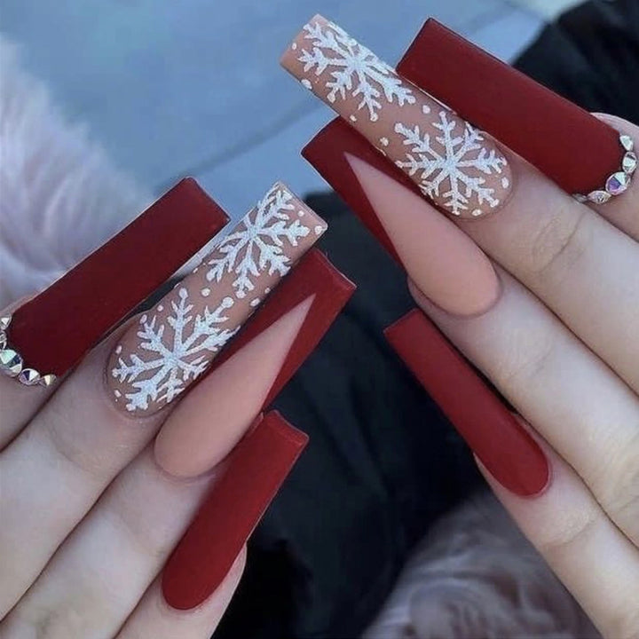 Decorative Holiday-Themed Press-On Nail Set
