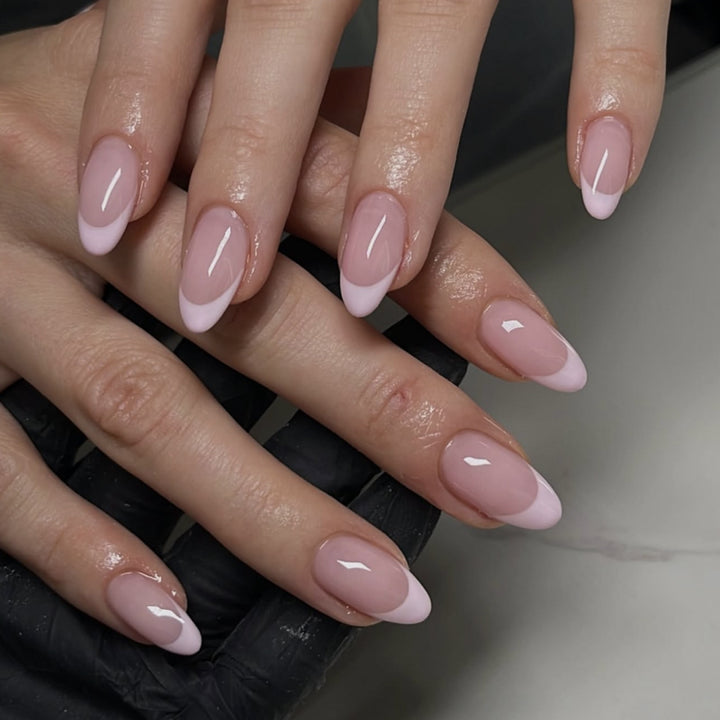 Stylish French Nail Extensions Kalsten