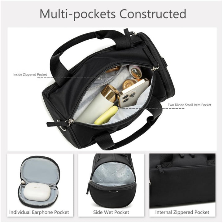 Sporty shoulder bag with insulated compartment Kalsten