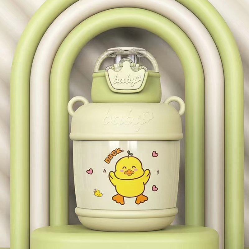 Child-friendly water bottle with cheerful duck motif Kalsten