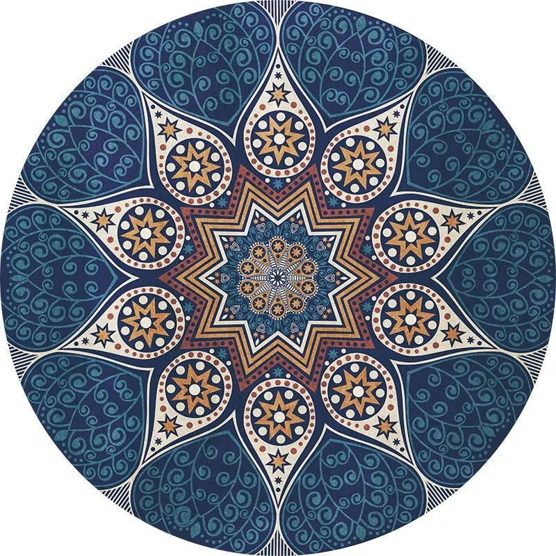 Artistic Mandala Design Area Rug