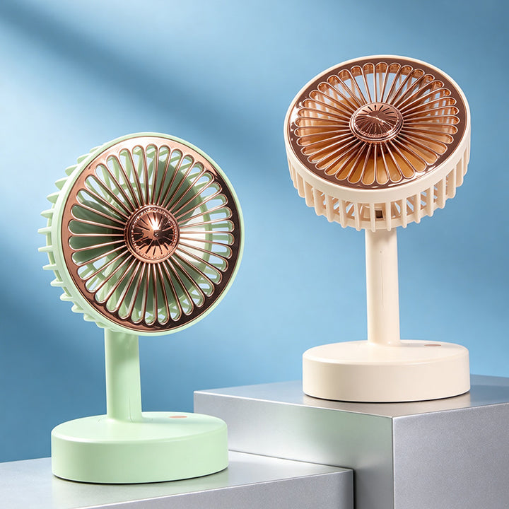 Women Portable Table Fan with LED Lighting Kalsten