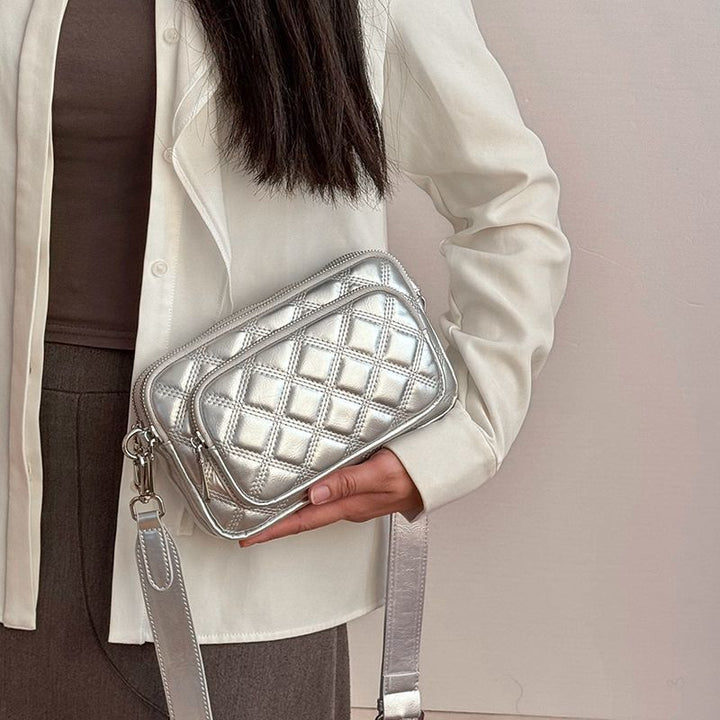 Shoulder bag with stylish quilted pattern Kalsten