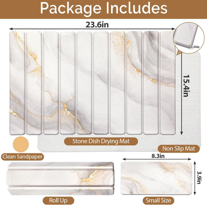 Elegant Marble Design Kitchen Placemats