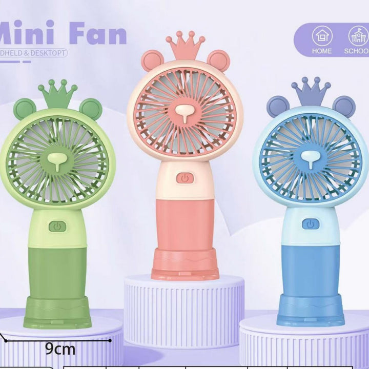 Unisex Handheld Fan with flexible design and integrated USB charging function Kalsten