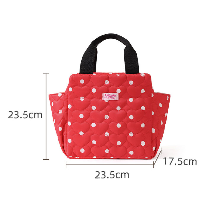 Quilted Floral Lunch Tote Kalsten