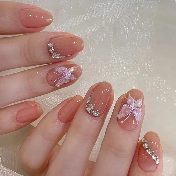 Decorative Floral Nail Kit