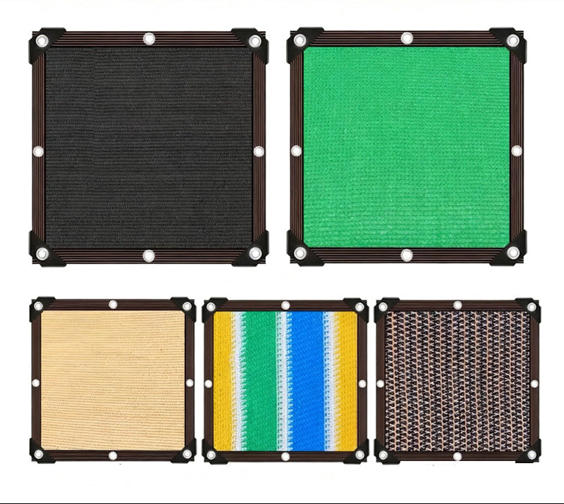 heavy-duty woven UV-resistant shade cloth tarp with reinforced grommets and reinforced hem for garden pergola canopy Kalsten