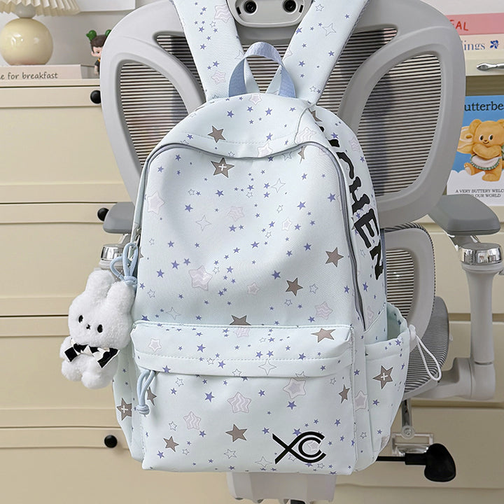 Bunny Ear Patterned School Backpack Kalsten