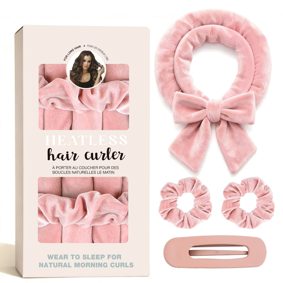 Heatless Satin Hair Curling Set