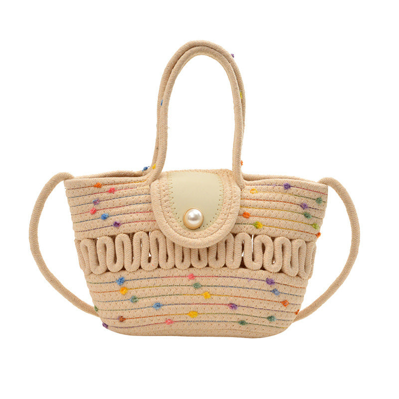 WoCharming Woven Mini Tote Bag Kalsten