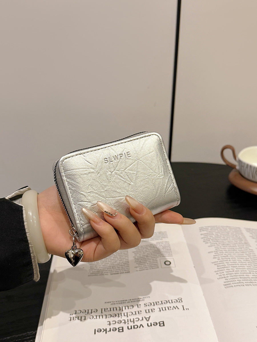 Compact Zippered Card Holder