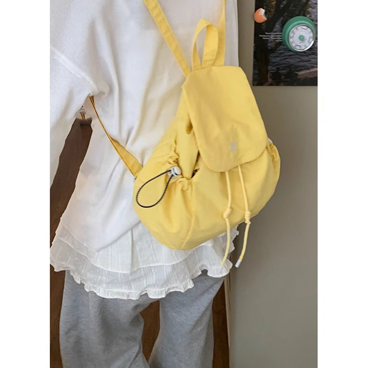 Casual Checkered Drawstring Backpack Kalsten