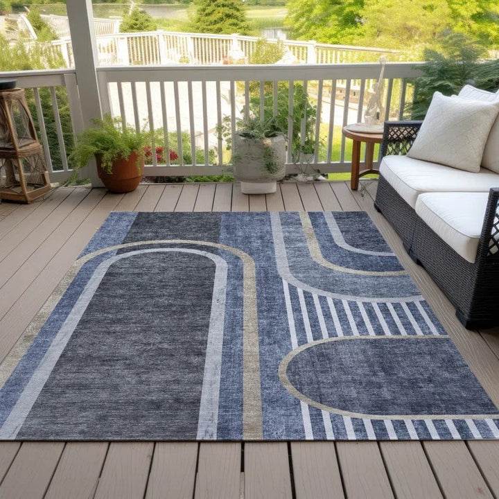 Contemporary Geometric Rug