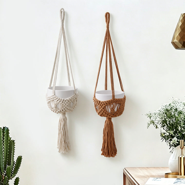 Stylish Macramé Hanging Planter