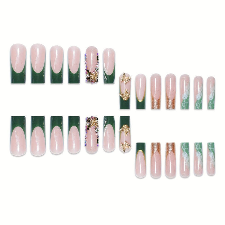Artistic 3D Butterfly Nail Extensions Kalsten