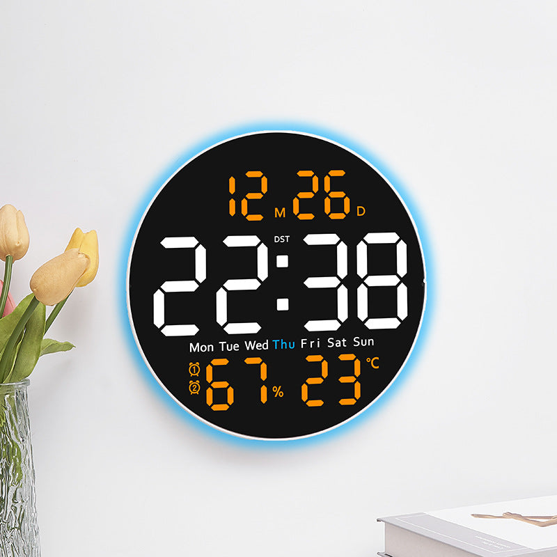 Digital LED alarm clock with hygrometer and temperature display Kalsten